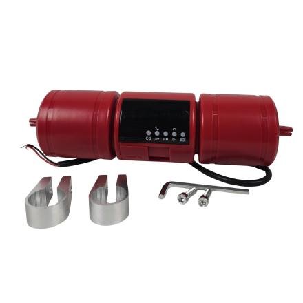 Radio Para Timon de Color Rojo Para Moto
